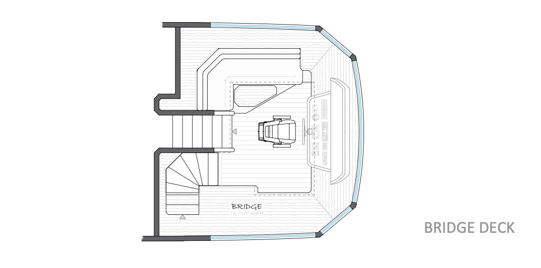 Hartman Yachts Amundsen 26 bridge deck