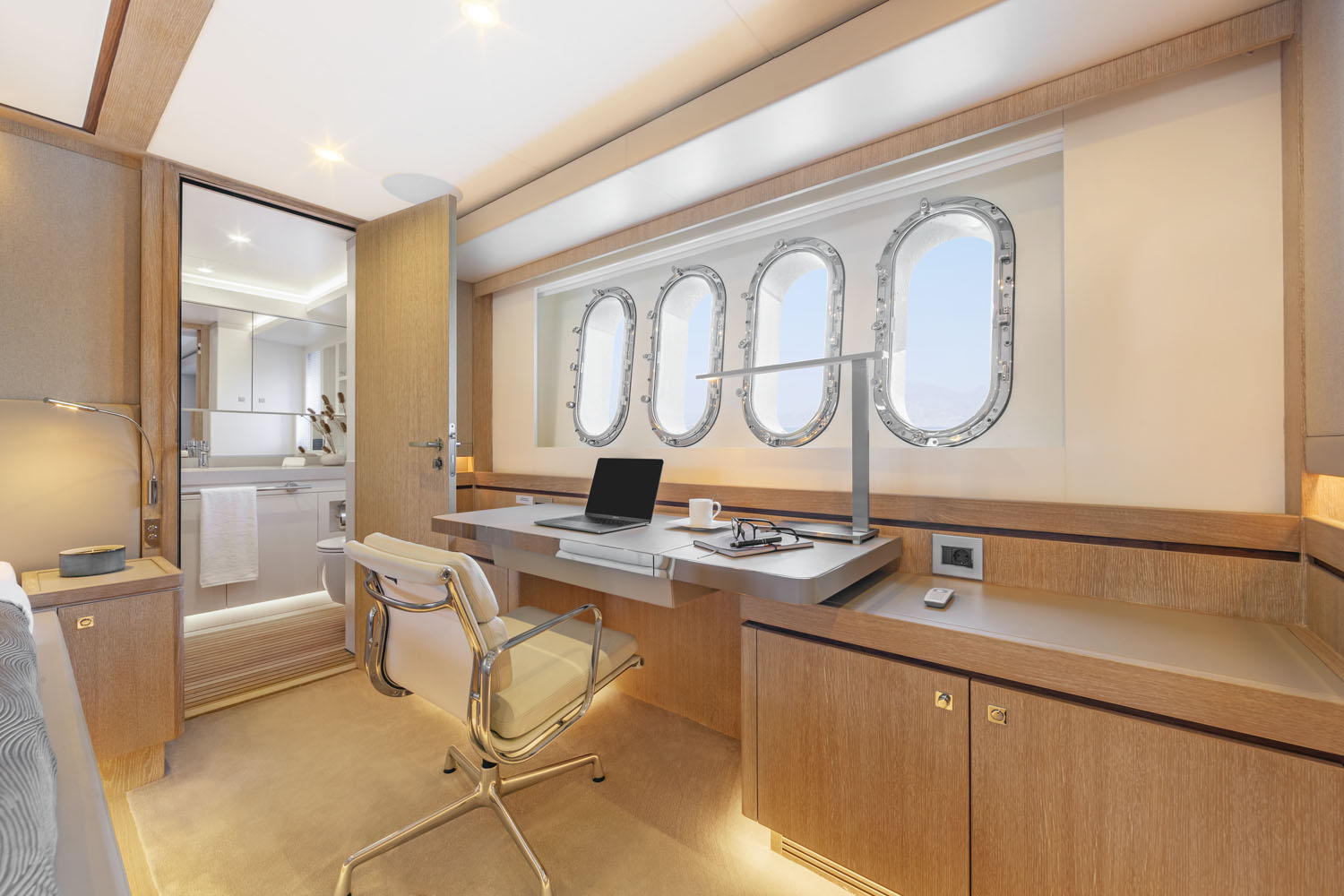 Helga van der valk owner's cabin