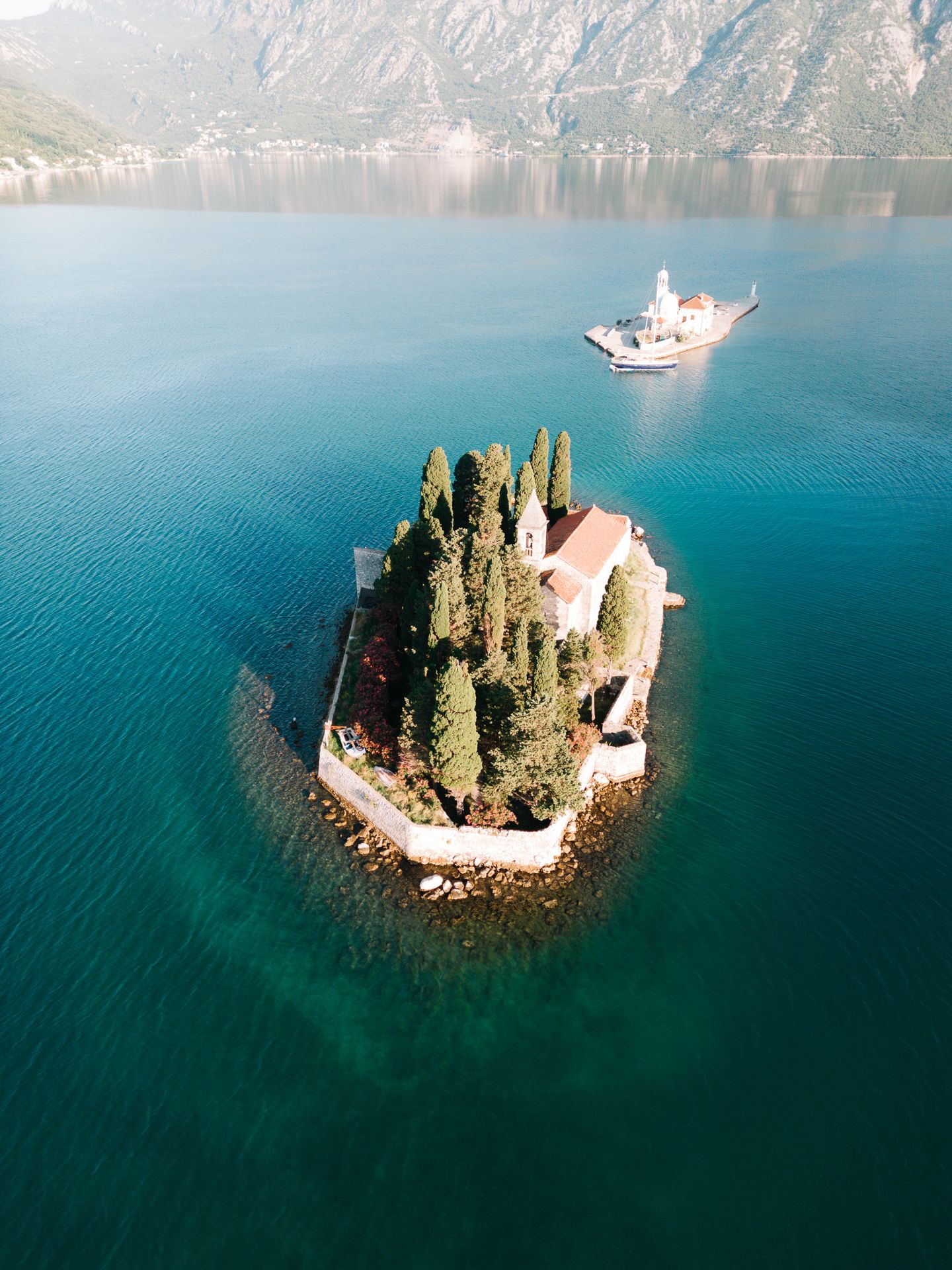 Lady of the rocks Boka Bay